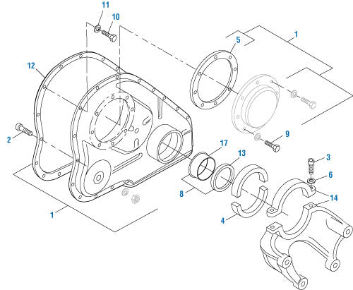 PACK OF 2 PAI FMM-4652 MACK 20QL1171 FRONT ENGINE INSULATOR (E6)