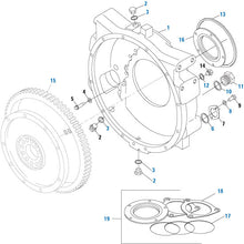 Cargar imagen en el visor de la galería, PAI Industries - Caterpillar Engine
Flywheel Housing - 3176 / C9 / C10 / C11 / C12 / C13 Series | woodlineparts.com