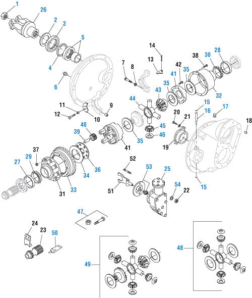 PAI Industries - Drive Train
Forward-Rear - Eaton Differential  woodlineparts.com