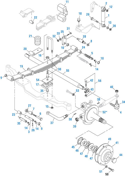PAI Industries - Chassis Suspension
Front Suspension Components | woodineparts.com