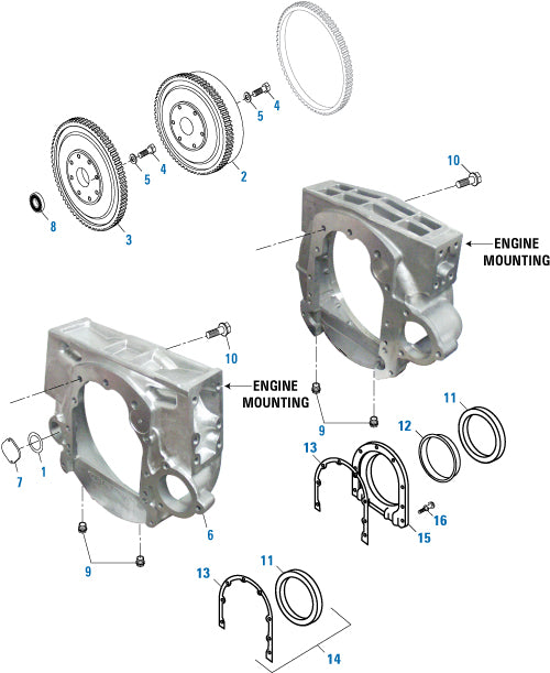 PAI Industries - Cummins Engine
Flywheel Assembly - N14 Series | woodlineparts.com