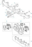 PAI 805078 MACK N/A EXHAUST MANIFOLD KIT (ASET) (104GC5203M, 104GC5215AM, ...)