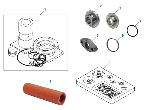 PAI Industries - Cummins Engine
Turbocharger Repair Kit - 855 Series | woodlineparts.com