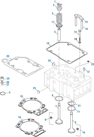 PAI 131560 CUMMINS 3630839 ROCKER GASKET (K19 / K38 / K50)