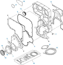 Load image into Gallery viewer, PACK OF 2 PAI 131660 CUMMINS 4962721 TIMING COVER GASKET (ISX)