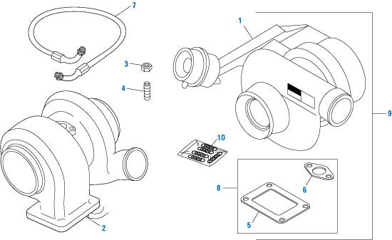 PAI Industries - Cummins Engine
Turbocharger - 6B Series | woodlineparts.com