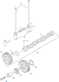 PACK OF 2 PAI 492080 NAVISTAR 675621C1 PUSHROD
