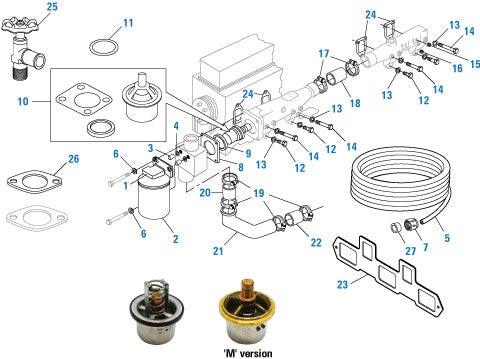 PAI Blue - Mack & Volvo Applications
Engine Cooling Components - Engine - E6 Series | woodlineparts.com