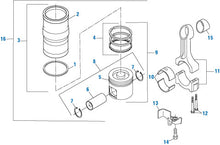 Load image into Gallery viewer, PAI Industries - Cummins Engine
Pistons, Piston Kits, Rod Bearings and Ring Sets - ISX12 Series | woodlineparts.com