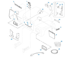 Load image into Gallery viewer, PAI Blue - Mack &amp; Volvo Applications R / RB / RD Models - Hood Components | woodlineparts.com