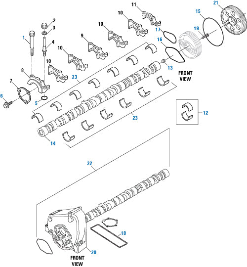 PAI Industries - Detroit Diesel Engine
Camshaft - Series 60 | woodlineparts.com