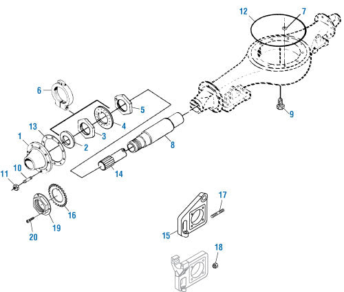 PAI Industries - Chassis Suspension Rear Axle Components | woodlineparts.com