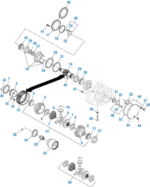 PAI BBR-7225 MACK 53KH195D RETAINER ASSEMBLY (25116779) (USA)