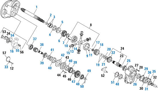 PAI Industries - Drive Train
Forward-Rear - Eaton Differential | woodlineparts.com