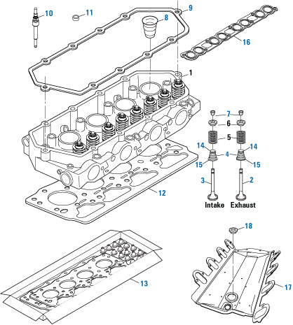 PAI - International Engine Cylinder Head - 7.3 / 444 Series | woodlineparts.com