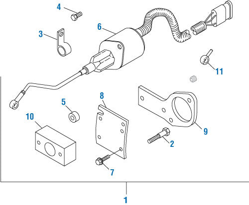 PAI Industries - Cummins Engine
Fuel Shutoff Solenoid - 4B Series | woodlineparts.com