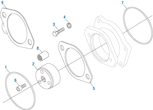 PAI 180932 CUMMINS 3023506 PUMP COUPLING (11 TEETH) (855 / N14) (199589)