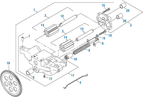 PAI Industries - Caterpillar Engine
Oil Pump - 3406E / C15 / C16 / C18 Series | woodlineparts.com
