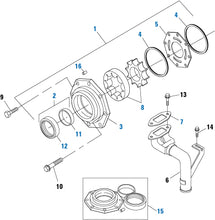 Load image into Gallery viewer, PAI 436030 NAVISTAR 1833096C94 FRONT CRANKSHAFT OIL SEAL KIT (DT530E)