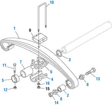 Load image into Gallery viewer, PAI Industries - Chassis Suspension
38,000 LB 3 Leaf Suspension Components - Rear Suspension | woodlineparts.com