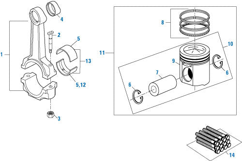 PAI Industries - Cummins Engine One Piece Piston  - 6C/ 8.3/ISC / ISL / ISL9 Series | woodlineparts.com