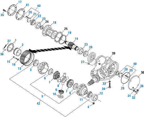 PAI Industries - Drive Train
CRD 201/203 | woodlineparts.com