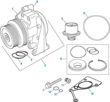 Load image into Gallery viewer, PAI Industries - Cummins Engine Water Pump and Thermostat - ISX Series | woodineparts.com