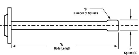 PAI - Drive Train Flanged Axle - Drive Axles | woodlineparts.com