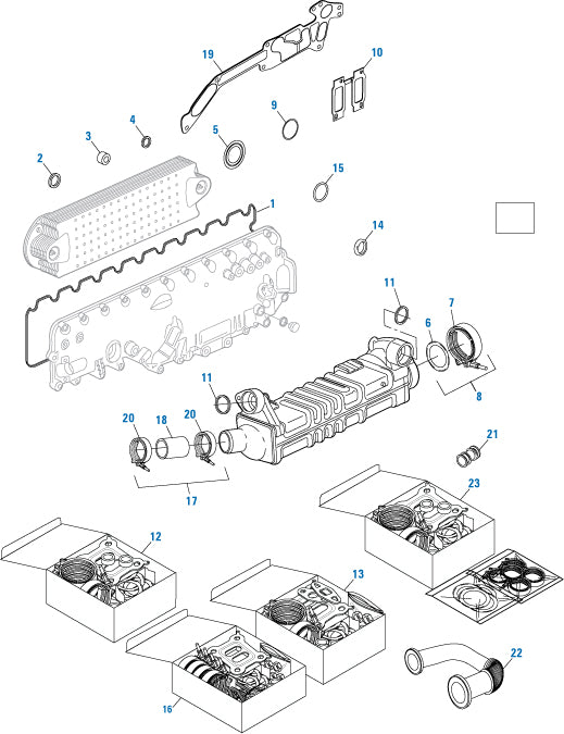 PAI Blue - Mack & Volvo Applications
Oil Cooler and EGR Cooler - D12 Series | woodlineparts.com