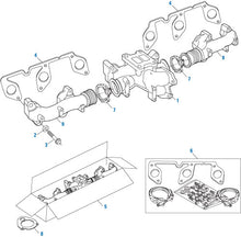 Cargar imagen en el visor de la galería, PAI Industries - Detroit Diesel Engine
Exhaust Manifold Mounting Kit - DD15 | woodlineparts.com
