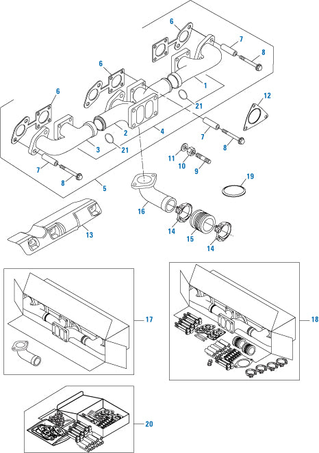 PAI - Detroit Diesel Engine Exhaust Manifold - Series 60 | woodlineparts.com