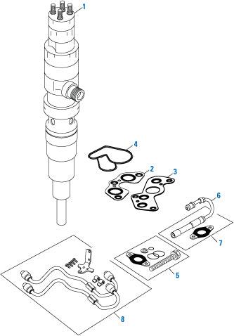 PAI 621245 DETROIT DIESEL A4600700887 INJECTOR KIT (DD13 / DD15)