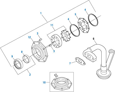 PAI Industries - International Engine
Oil Pump - DT-466 / DT-530 (1993-1997) | woodlineparts.com