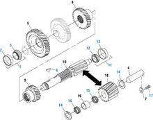 Charger l'image dans la galerie, PAI 900565 FULLER K-4156 COUNTERSHAFT BEARING CUP / CONE SET (FS 4205A) (USA)