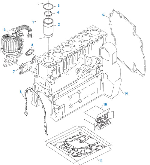 PAI Industries - Detroit Diesel Engine
Cylinder Block Components - DD15 | woodlineparts.com