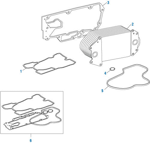 PAI Industries - Detroit Diesel Engine
Oil Cooler - DD13 | woodlineparts.com