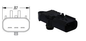 PAI 050590 CUMMINS 4984575 CRANKCASE PRESSURE SENSOR | woodlineparts.com