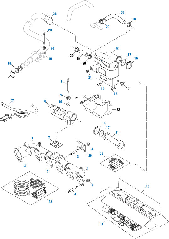 PAI Blue - Mack & Volvo Applications
ASET Engine w/ EGR Valve - E7 Series | woodlineparts.com