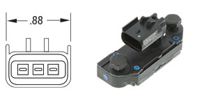 PAI 050738 CUMMINS 4358939 EGR DIFFERENTIAL SENSOR (ISX12 / ISX15) (USA) | woodlineparts.com