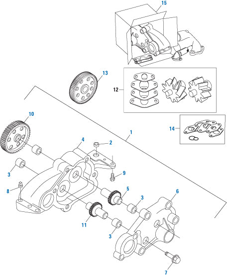 PAI Industries - Detroit Diesel Engine
Oil Pump Assembly - Series 60 | woodlineparts.com