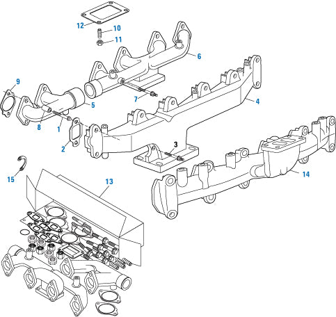 PAI Industries - Cummins Engine
Exhaust Manifold - 6B Series | woodlineparts.com