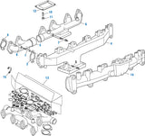 PAI 181078 CUMMINS N/A EXHAUST MANIFOLD KIT (6B) (HIGH BOSS)