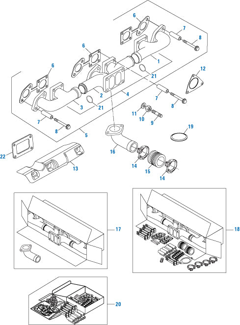 PAI Industries - Detroit Diesel Engine
Exhaust Manifold - Series 60 | woodlineparts.com