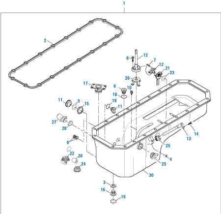 PAI Blue - Mack & Volvo Applications
Oil Pan Kit and Components - D11, D13 Series | woodlineparts.com