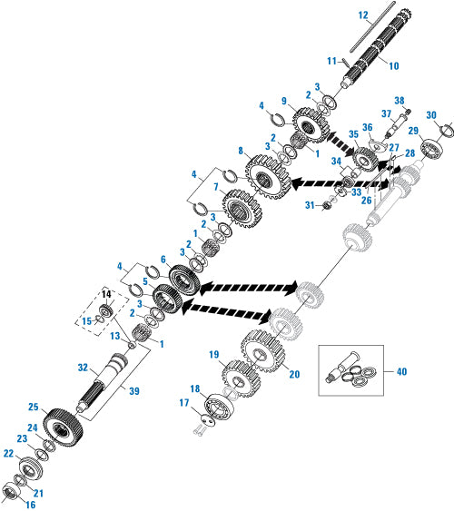 PAI Industries - Web Electronic
Main Case Components - Fuller Transmission | woodlineparts.com