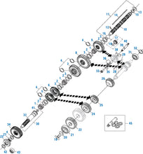 Load image into Gallery viewer, PAI EF67160 FULLER S-1131 PINION ASSEMBLY (RT / RTO 9513) (1662456C91)