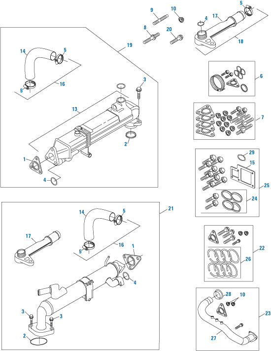 PAI Industries - International Engine
EGR Cooler Valve - DT-466E / DT-570 (2004 & Up) | woodlineparts.com