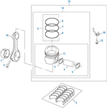 Load image into Gallery viewer, PAI Industries - Mercedes Benz
Pistons &amp; Rod Assembly - Mercedes OM471 | woodlineaprts.com