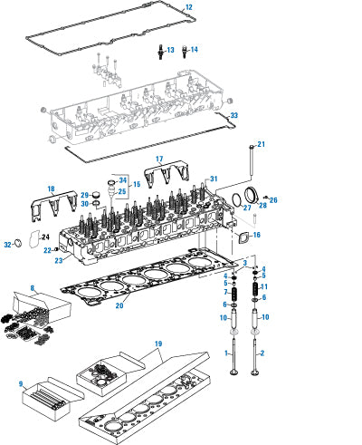 PAI Industries - Mercedes Benz
Cylinder Head - Mercedes OM471 | woodlineparts.com
