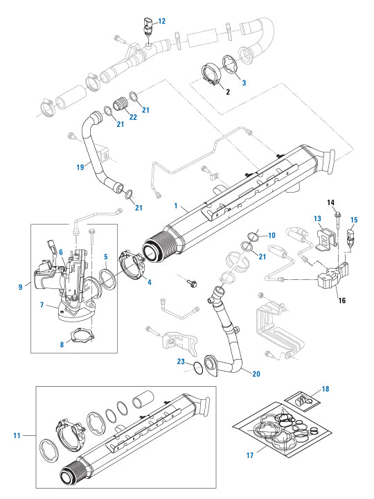 PAI Industries - Cummins Engine
EGR Cooler - L10 / M11 / ISM / QSM Series | woodlineparts.com